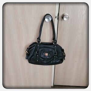 Woman's Vintage Black Lulu By Lulu Guinness Satchel